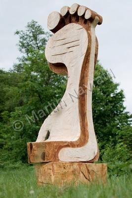 Sculpture - Foot - Wood