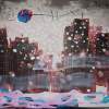 Snowy Night - Acrylics Paintings - By Seon-Jeong Kim, Abstract Painting Artist