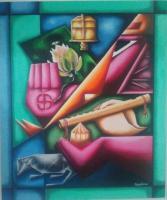 Painting Collection 5 - Ganesha Series-1 - Acrylic On Canvas