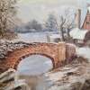 Brick Kiln By The Bridge - Oil On Canvasboard Paintings - By Lanny Roff, Impressionism Painting Artist