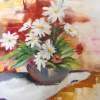 Daisies - Oils Paintings - By Lanny Roff, Impressionism Painting Artist