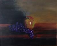 Chiaroscuro Fruit - Acrylics Paintings - By Lanny Roff, Impressionism Painting Artist