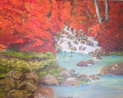 Landscape - Autumn - Acrylics