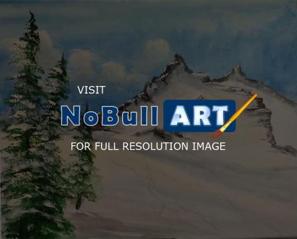 Landscape - California Alps - Acrylics