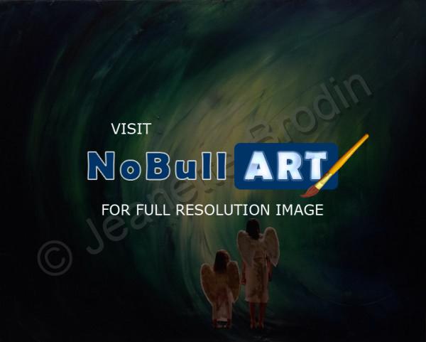 Spiritual - It Will Be Alright - Collage Wilth Oil And Paper