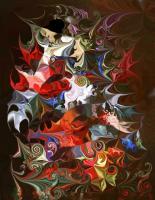 Battle Of The Spirit  The Soul  The Flesh  2009 - Digital Digital - By Kiddolucaslee Malaysia, Abstract Digital Artist