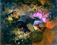 Night Princess Waiting For A Lover 2008 - Digital Digital - By Kiddolucaslee Malaysia, Abstract Digital Artist