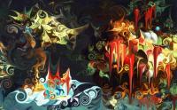 Doublespell Of Delilah 2010 - Digital Digital - By Kiddolucaslee Malaysia, Abstract Digital Artist