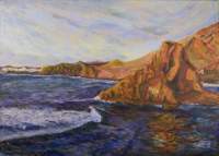 El Golfo II - Acrylic On Canvas Paintings - By Peter Hobden, Impressionist Painting Artist