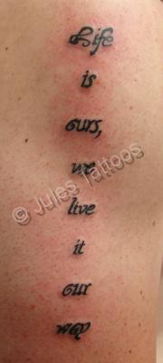 Tattoos - Lettering - Tattoos