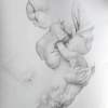 Stillness-Child Was Born - Paper Pencil Drawings - By Mirko Sevic, Surrealism Drawing Artist
