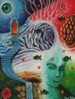 Dreamtime - Acryl Paintings - By Vesa Peltonen, Psychedelic Painting Artist