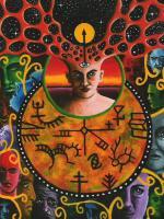 The Shaman - Acryl Paintings - By Vesa Peltonen, Psychedelic Painting Artist