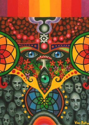 Psychedelic - Spiritual Madness - Acryl