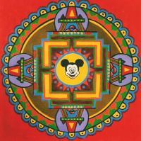 Mickey Mouse Mandala - Acryl Paintings - By Vesa Peltonen, Psychedelic Painting Artist
