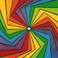 Colour Wheel - Acryl Paintings - By Vesa Peltonen, Psychedelic Painting Artist