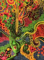 In The Zone - Fluorescent Acryl Paintings - By Vesa Peltonen, Psychedelic Painting Artist
