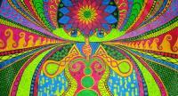 Blacklight Decoration - Symetry - Fluorescent Acryl
