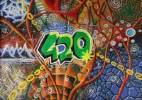 420 - Acryl Paintings - By Vesa Peltonen, Psychedelic Painting Artist