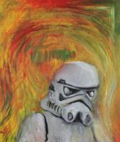 Stormtrooper - Oil Paintings - By Vesa Peltonen, Psychedelic Painting Artist