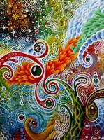 Tentacles - Acryl Paintings - By Vesa Peltonen, Psychedelic Painting Artist