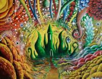 Psychedelic - Castle - Acryl