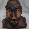 The Man - Clay Sculptures - By Janina Alvarado, None Sculpture Artist