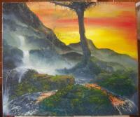 Fantasy Landscape - None - Oil Paint On Canvas
