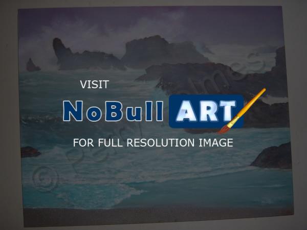 Seascapes - Big Sur - Oil Paint On Canvas