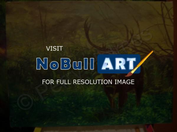 Realism - A Deer For Matt - Oil Paint On Canvas