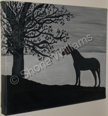 Silhouette - Solitude - Acrylic