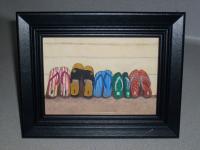 Sold - Flip Flops - Acrylic