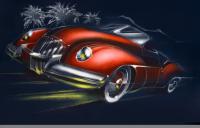 Car Original - Digital Digital - By Ashley Croft, Drawing Digital Artist