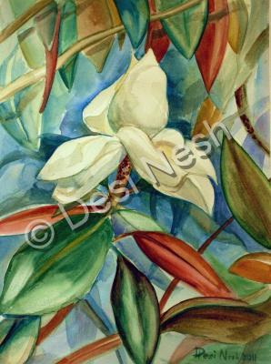 Floral - Magnolia 1 - Watercolors