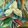 Magnolia 1 - Watercolors Paintings - By Desi Nesh, Nature Painting Artist