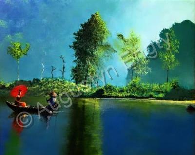 Augustyn Engtys Artwork - The Last Journey - Acrylic