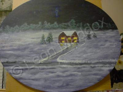 Landscapes - Dark Christmas - Acrylic