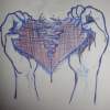 Torn - Ink Pen Drawings - By Sara Sheehan, Shading Drawing Artist
