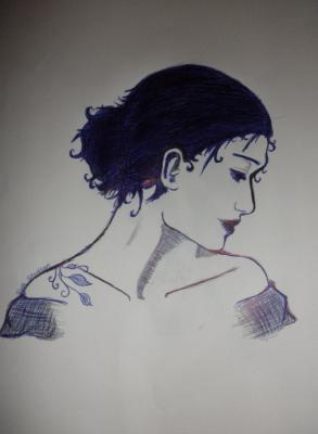 Drawings - Bella Note - Ink Pen