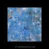 Blue Noise - Acrylic And Mixed Media On Can Paintings - By Ivette Kjelsrud, Abstract Painting Artist