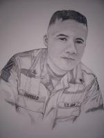 Fallen Brother - Pencil  Paper Drawings - By Billy Clark, Fallen Brother Drawing Artist