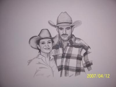 Drawings - One I Did For The Family - Pencil  Paper