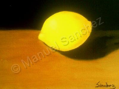 Sold - Un Limonillo Gracioso - Oil On Streched Canvas