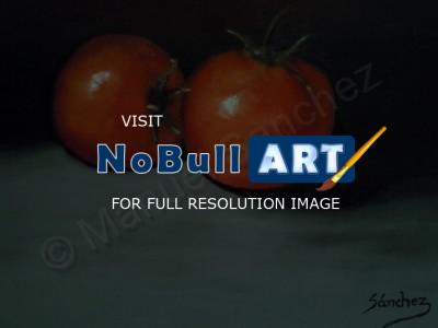 Sold - Un Par De Tomates  Sold - Oil On Streched Canvas