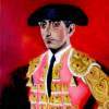 Manolete - Oil On Streched Canvas Paintings - By Manuel Sanchez, Impresionism Painting Artist