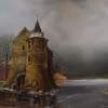 Castle Rivieren Voerendaal Netherland - Oil Paintings - By Peter Meuleners, Romantic Fantastic Realism Painting Artist