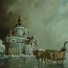 Wasserburg Phalz Germany - Oil Paintings - By Peter Meuleners, Romantic Fantastic Realism Painting Artist