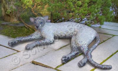 Cement - Siamese Cat - Cement Steel Glass