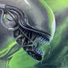 Alien - Canvas Paintings - By Torsten Matthes, Pop Art Painting Artist