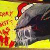 Alien Christmas - Acrylic Paintings - By Eric Rittenhouse, Pre Post Modern Japanese Pop Painting Artist
